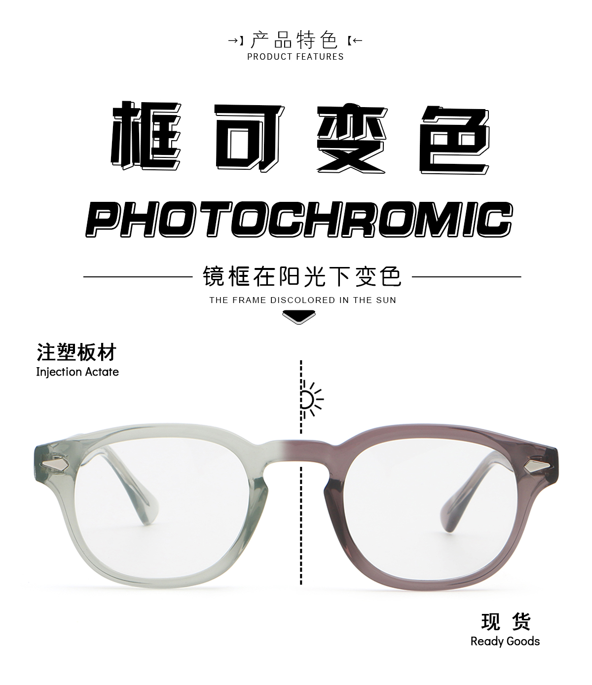 变色架 352605 平光镜